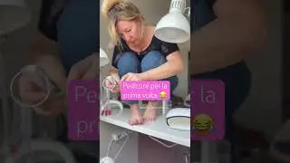 😂 PEDICURE per la prima volta 
