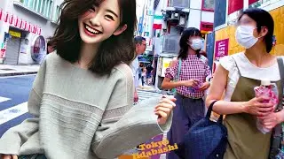Iidabashi 🐶Shopping Street in Tokyo💖4K ASMR Non-stop 1 hour