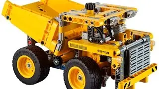 Лего Техник Карьерный грузовик 42035 - Как всегда жёлтый!