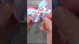 The secret of decorating a bow 