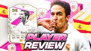 5⭐5⭐ 98 FUTTIES ICON RAUL SBC PLAYER REVIEW | FC 24 Ultimate Team