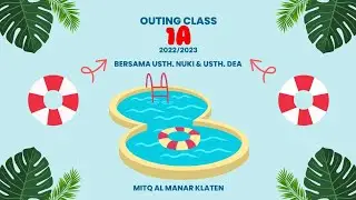 Renang dengan pemandangan gunung dan sawah