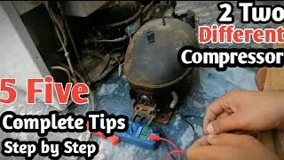 how to check two different kind of refrigerator compressor working or not in tamil with multimeter