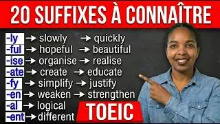 On révise la grammaire anglaise: les suffixes