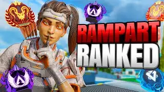 High Level Rampart Ranked Gameplay - Apex Legends (No Commentary)