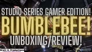 Transformers Figure Review | Studio Series Gamer Edition | Deluxe Class Bumblebee Review!