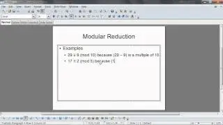 Modular Arithmetic - II: Modular Reduction