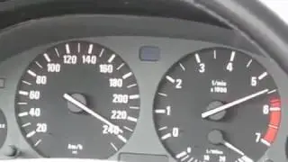 BMW 540 E39 разгон до 250 Км ч