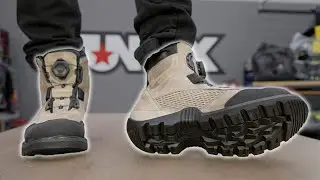 Мотоботинки Icon Stormhawk Серые