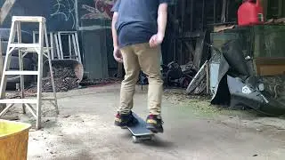 Backside 180 pressure flip