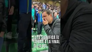 Hincha de Inter rompe en llanto tras clasificar a la final de la Champions después de 13 años | UEFA