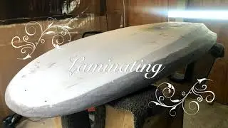Pt 2 Wing Foil Board Build - Carbon Laminating Board Bottom