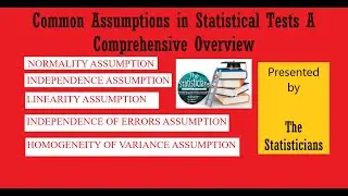 Assumptions Behind Statistical Tests: What You Need to Know | The Statisticians | Statistics