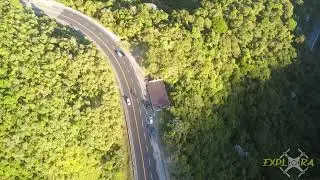 Drone :  DJI mini 2 sobrevoando serra Friburgo cachoeiras