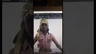 Customized Claudette 3D Modeling in Blender 