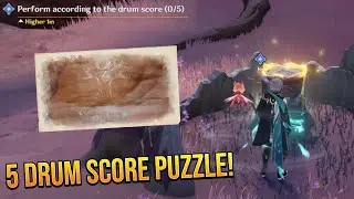 Perform the Drum Score | Asipattravana Itihasa | Genshin Impact 3.6 Puzzle
