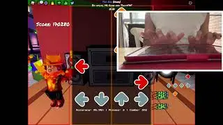 Roblox Funky Friday Mobile | The End (Hard) | 17 misses (w/ Mobile Handcam)