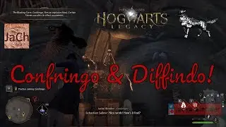 Diffindo! and Confringo! new spells - Hogwarts Legacy | 1440P JackalBlender