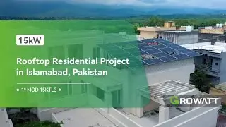 Powering Islamabad: 15kW Residential Rooftop Solar Project with Growatt MOD 15KTL3-X Inverter