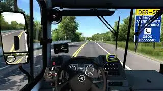 ETS 2 - Linha Intermunicipal Guarujá - Bertioga Ida e Volta Com o Apache Vip IV - Mapa RBR