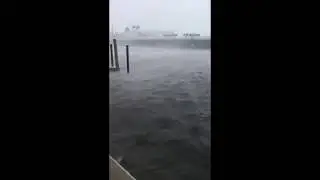 Hurricane footage