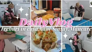 VLOG🌸Treburi în casă, comandă Sinsay, mâncare si răceală 🤧