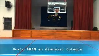 Dron Colegio El Refugio en Gimnasio del colegio
