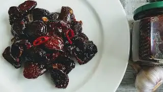 Spicy sweet and sour plums for meat AND INSTEAD OF MEAT