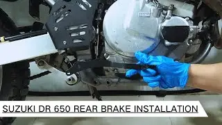 SUZUKI DR 650 Rear Brake Pedal Installation by Xitomer