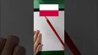 Как нарисовать флаг Польши 