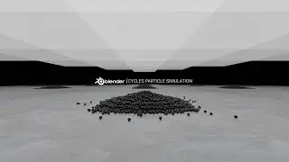 BLENDER | CYCLES PARTICLE SIMULATION