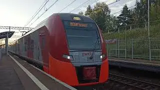 Электропоезд ЭС2Г-040/030 "Ласточка-экспресс" сообщением "Тверь - Москва Ленинградский вокзал"