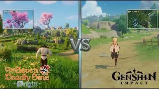 ⚔️ 7 Deadly Sins Origin VS Genshin Impact - Which has BETTER GRAPHICS 🎮🔥