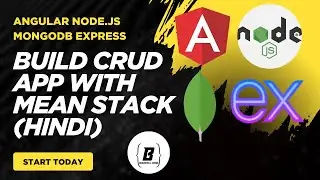 MEAN Stack CRUD Project in Hindi | Angular Node.JS Express.JS MongoDB Tutorial