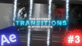 Five Different Transitions | Smooth Transitions Tutorial | After Effects Guide