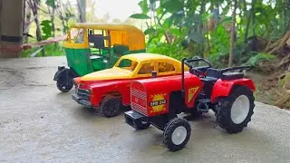 Mini Tractor Video | Auto Rickshaw And Taxi Accident Help Mini Tractor Trolley | Tractor Video
