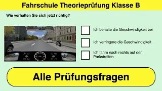 🚘 Führerschein Theorieprüfung: Alle Fragen & Antworten!🚦