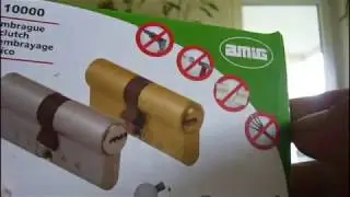 AMIG Profilzylinder Modell 10000 gepickt