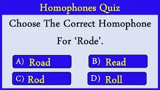 Homophones Quiz 12: Can You Score 10/10?