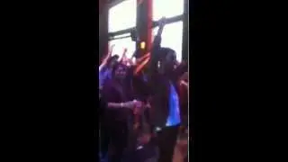 DJ Purple DANCE KARAOKE! Rapper John sings LMFAO's Party Rock Anthem! :)