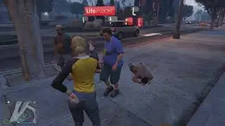 Драка чёрного шоколада / Grand Theft Auto V Online