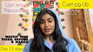 Watch this video before Cuet pg 2026 exam | exam time tips and tricks !!✅⛹️