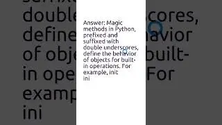 Python Interview Questions #22