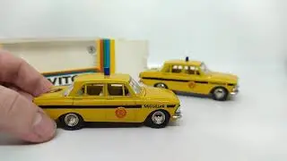 #модель Поговорим о номерном Саратове. Модель СССР 1:43 Москвич 412 А8 ГАИ милиция со стаканом;)
