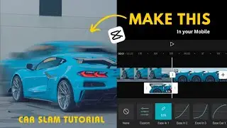 How to edit viral car reels on Capcut || Capcut Tutorial || Car Slam Effect