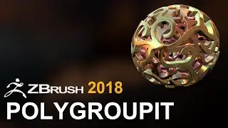 ZBrush 2018 Polygroupit