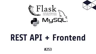 253 Make GET POST PUT DELETE REST API in Python Flask and Call on Frontend using Fetch API