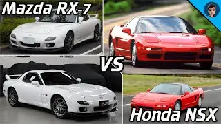 Honda NSX Type-R vs Mazda RX-7 Spirit R | GT Sport Track Tests - Ninjas of The Road