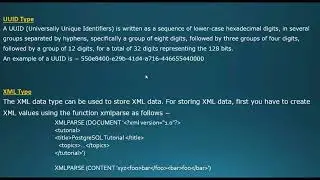 PostgreSQL Commands and Data Types | Complete Overview for Beginners 