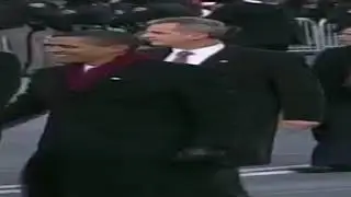 Wide Obama Walking